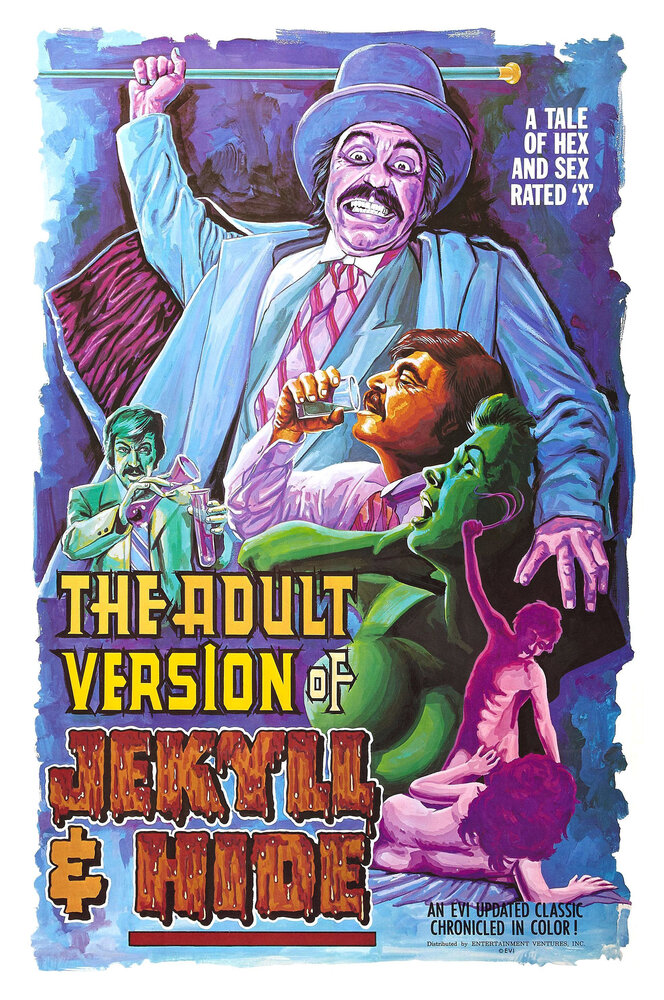 Взрослая версия Джекилла и Хайда (1972) постер