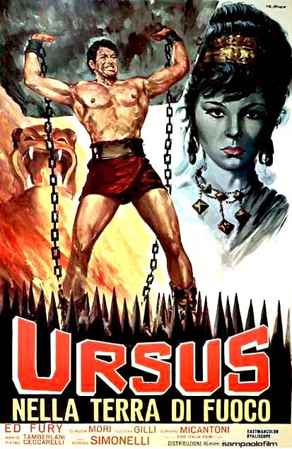 Урсус в Огненной земле (1963) постер